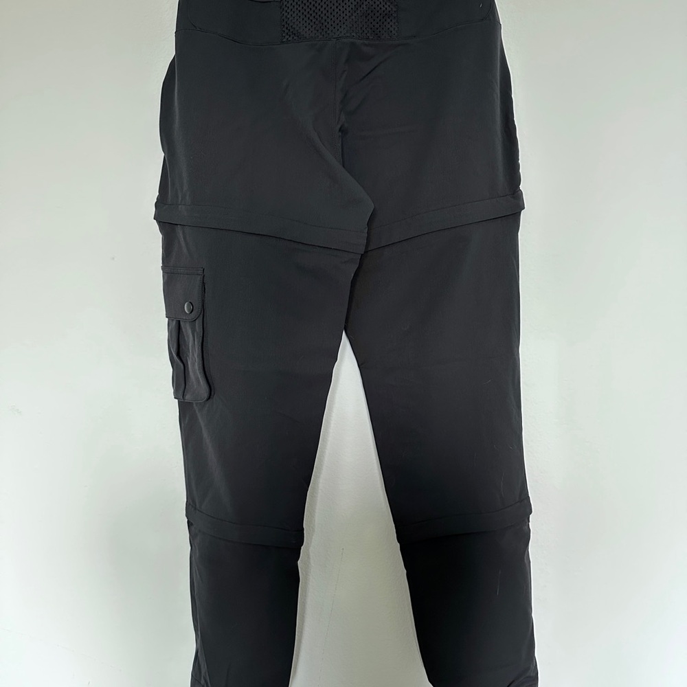 Outdoor Voices Black Convertible Track Pants with Cargo Pocket - Picture 6 of 6